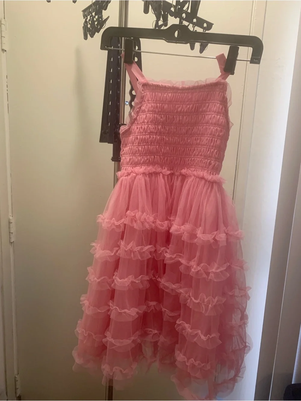 Kensie Girl Pink Ruffle Tulle Party Dress